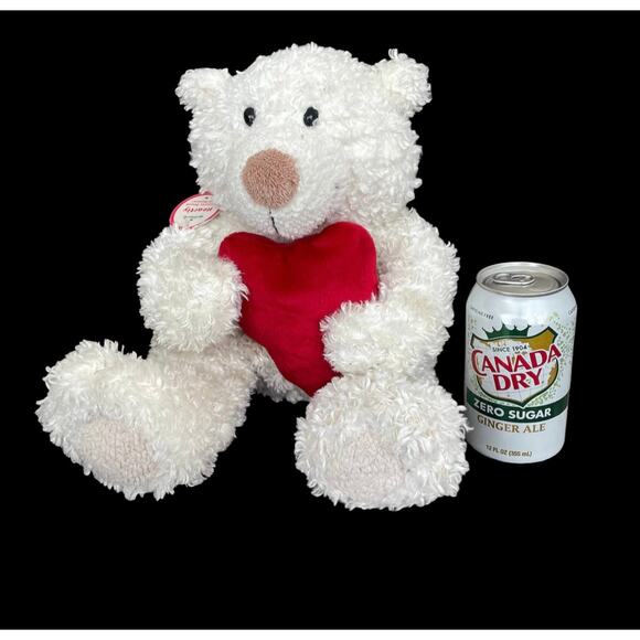 Hallmark Hug Me Squeeze Me Love Me Bear Plush 11” Animated Heartly Stuffed Toy - Picture 1 of 13